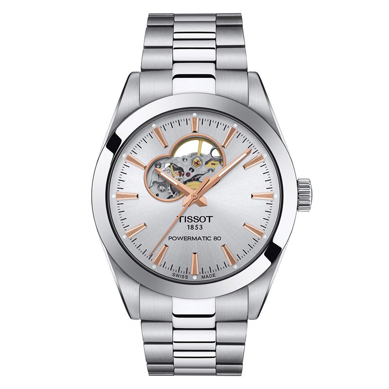 TISSOT Gentleman Automatic Open heart ティソ ジェントルマン オートマティック オープンハート T127.407.11.031.01