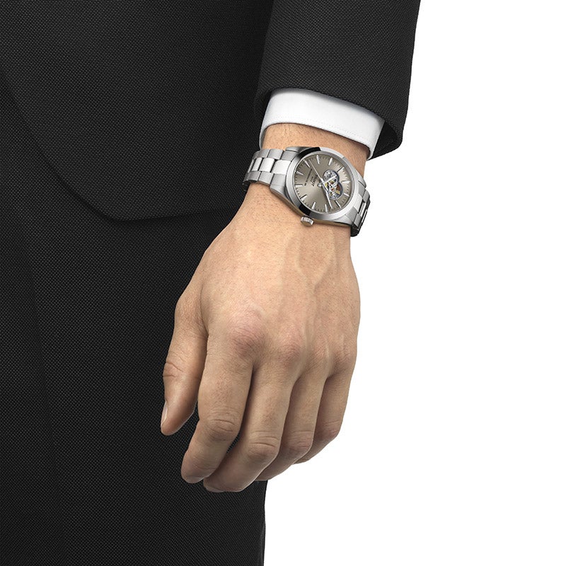 TISSOT Gentleman Automatic Open heart ティソ ジェントルマン オートマティック オープンハート T127.407.11.081.00