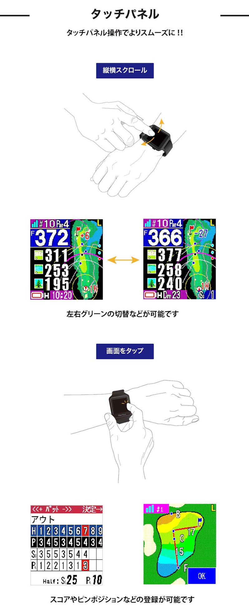 Shot Navi AIR EX Black ショットナビ エアー EX ブラック AIREX-BK