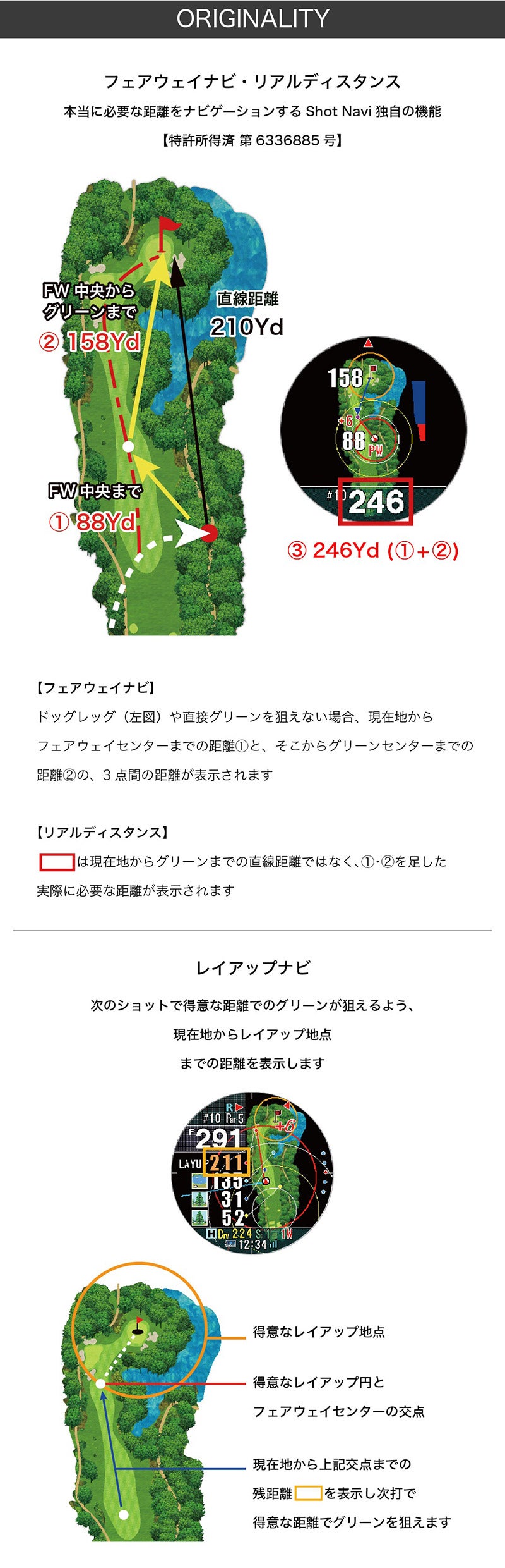 Shot Navi EXCEEDS White ショットナビ エクシード ホワイト EXCEEDS-WH