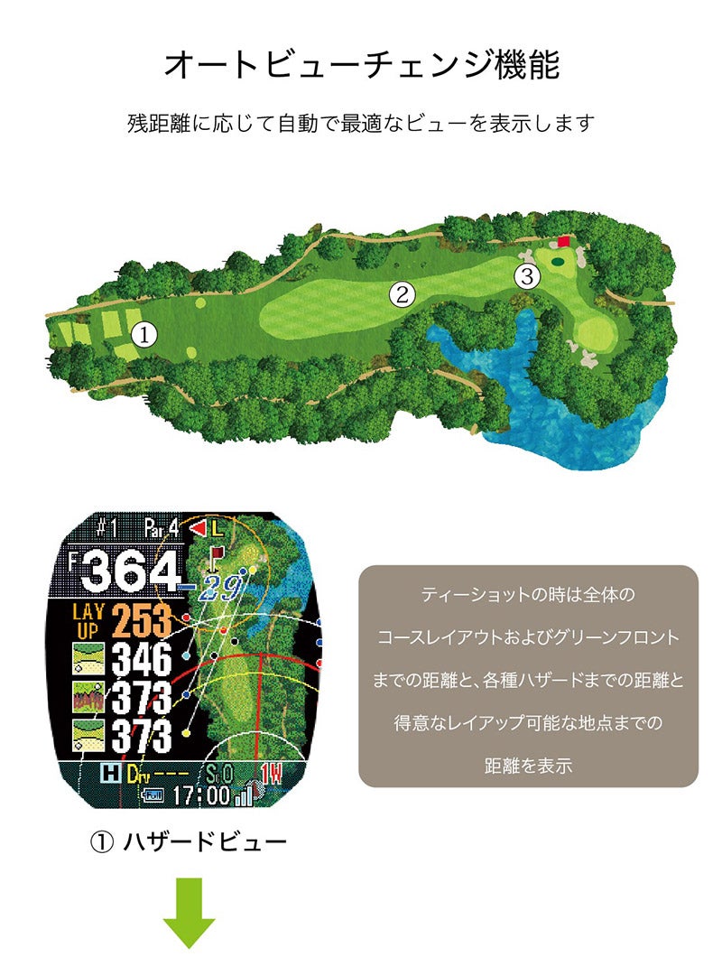 Shot Navi Crest II Touch White ショットナビ クレスト2 タッチ ホワイト CrestIITouch-WH