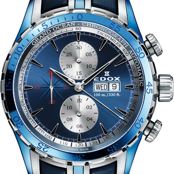 EDOX GRAND OCEAN CHRONOGRAPH AUTOMATIC エドックス グランドオーシャン クロノグラフ オートマチック 01121-357B-BUIN