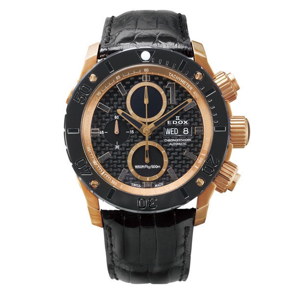 EDOX CHRONOFFSHORE-1 CHRONOGRAPH AUTOMATIC エドックス クロノオフショア1 クロノグラフ オートマチック 01114-37R-NIR4-L