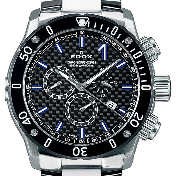 EDOX CHRONOFFSHORE-1 CHRONOGRAPH エドックス クロノオフショア1 クロノグラフ 10221-3M-NIBU2