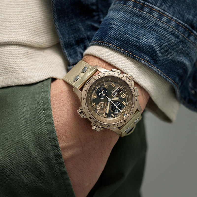 HAMILTON KHAKI AVIATION X-WIND AUTO CHRONO ハミルトン カーキ アビエーション X-ウィンド オート H77916920