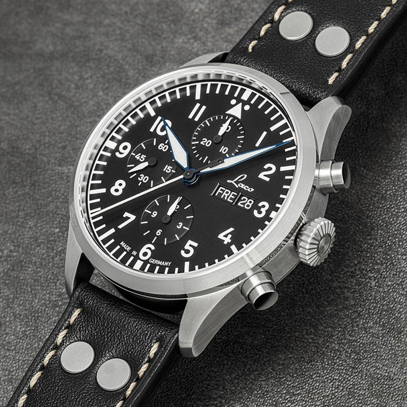 Laco ラコ クロノグラフ キール.2 シュバルツ 862148