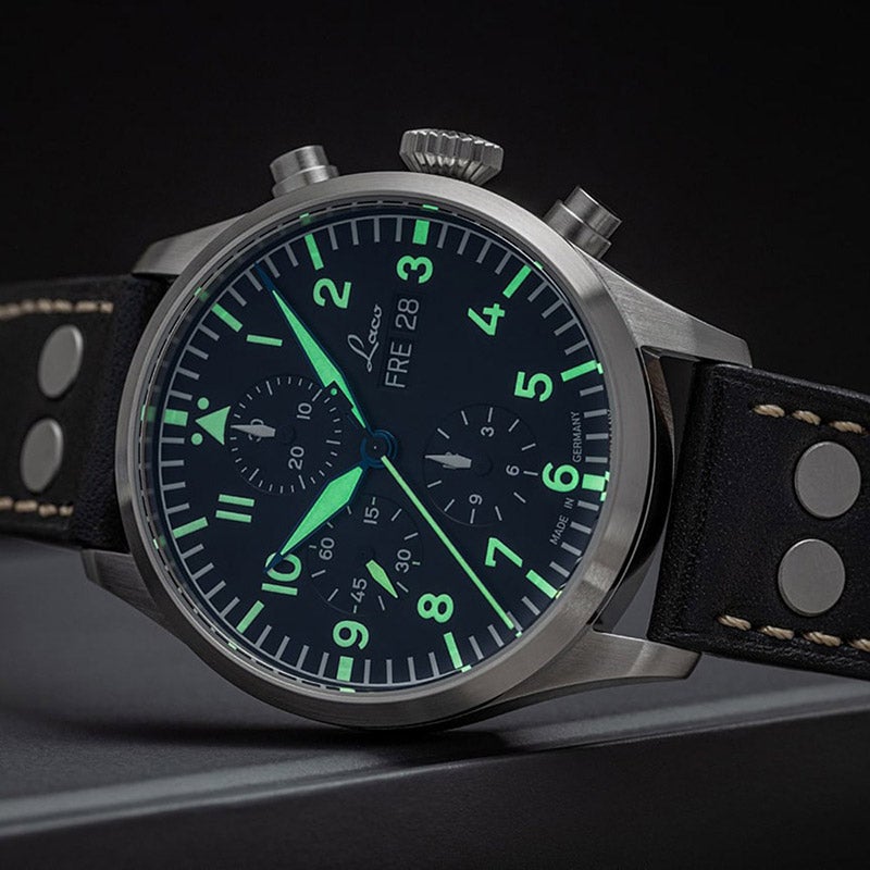 Laco ラコ クロノグラフ キール.2 シュバルツ 862148