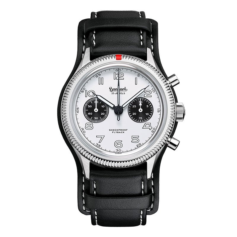 hanhart PIONEER 417ES Flyback Panda 42 ハンハルト パイオニア 417ES フライバック パンダ 42 H721.201-7010