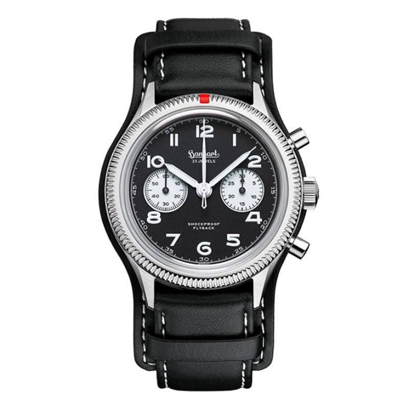 hanhart PIONEER 417ES Flyback Reverse Panda 42 ハンハルト パイオニア 417ES フライバック リバースパンダ 42 H721.211-7010