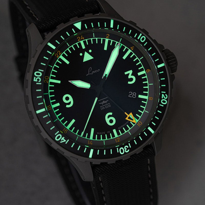 Laco DIN8330 Hamburg GMT ラコ ドイツ工業規格DIN8330認定 パイロットウォッチ ハンブルク GMT 862165