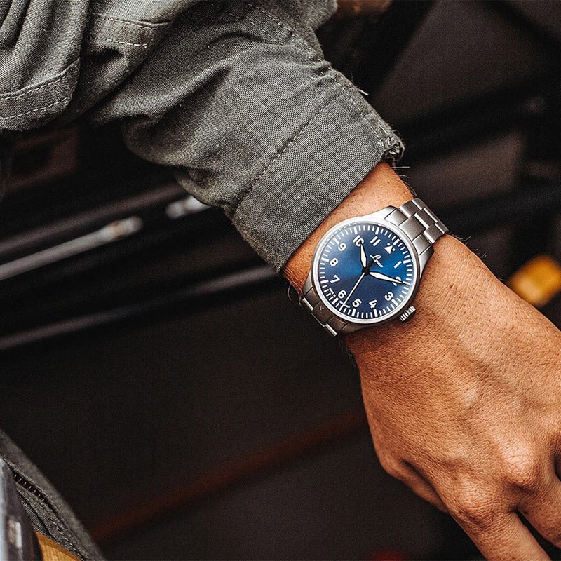 Laco PILOT Augsburg 42 Blaue Stunde ラコ パイロット アウクスブルク 42 ブラウシュトゥンデ 862100.MB