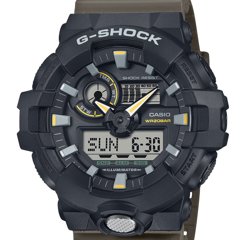 G-SHOCK ANALOG-DIGITAL 700 Series ジーショック アナログ デジタル GA-710TU-1A3JF