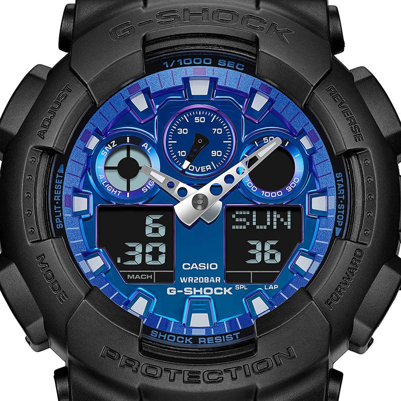 G-SHOCK ANALOG-DIGITAL GA-100 Series ジーショック アナログ デジタル GA-100FL-1AJF