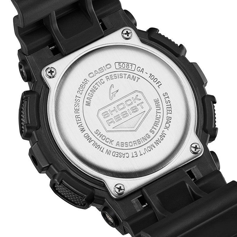 G-SHOCK ANALOG-DIGITAL GA-100 Series ジーショック アナログ デジタル GA-100FL-1AJF