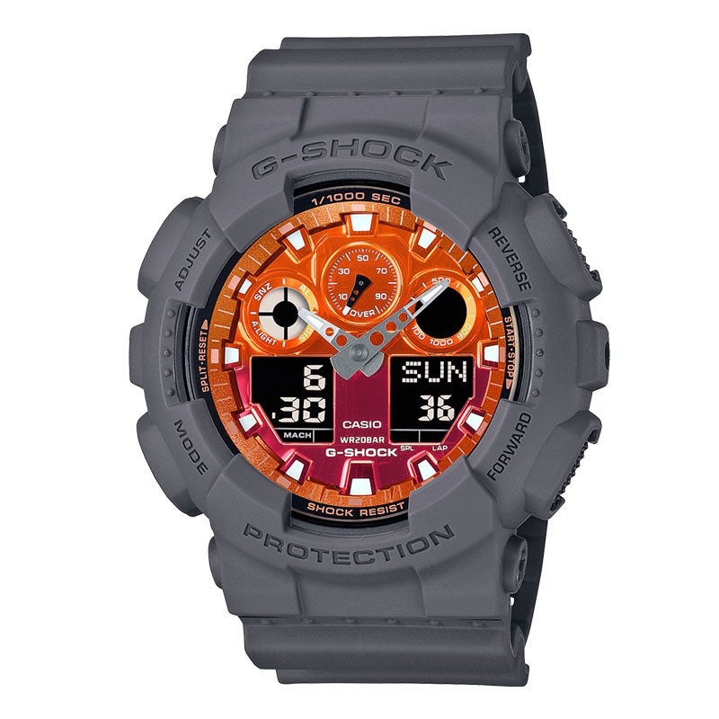 G-SHOCK ANALOG-DIGITAL GA-100 Series ジーショック アナログ デジタル GA-100FL-8AJF