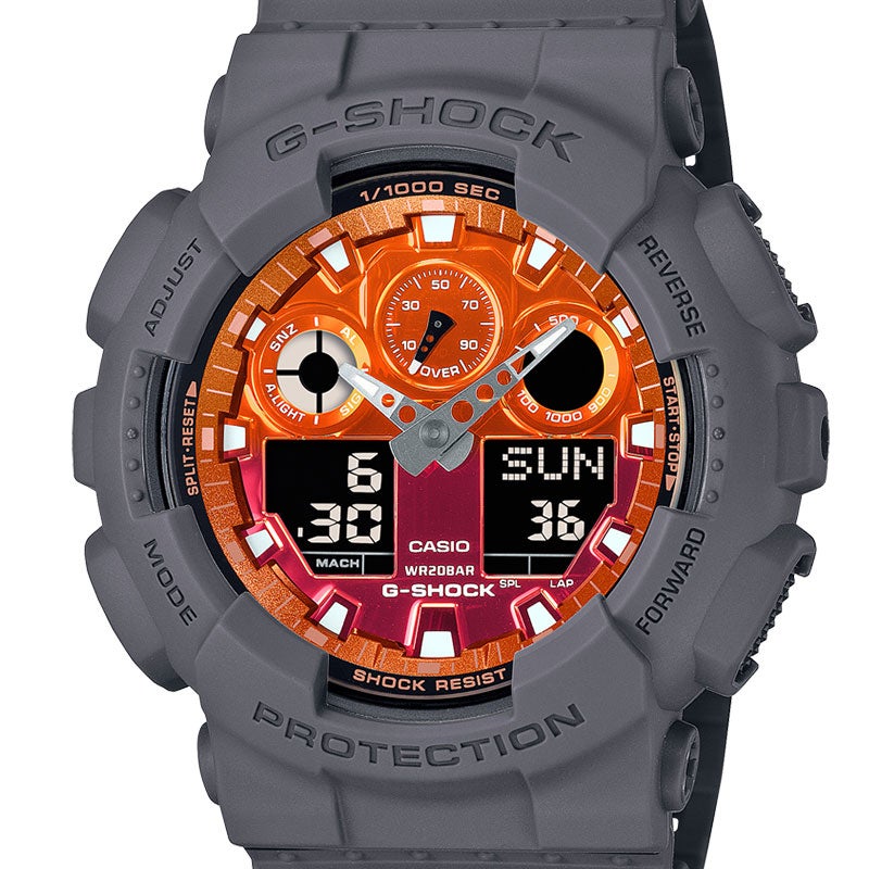G-SHOCK ANALOG-DIGITAL GA-100 Series ジーショック アナログ デジタル GA-100FL-8AJF