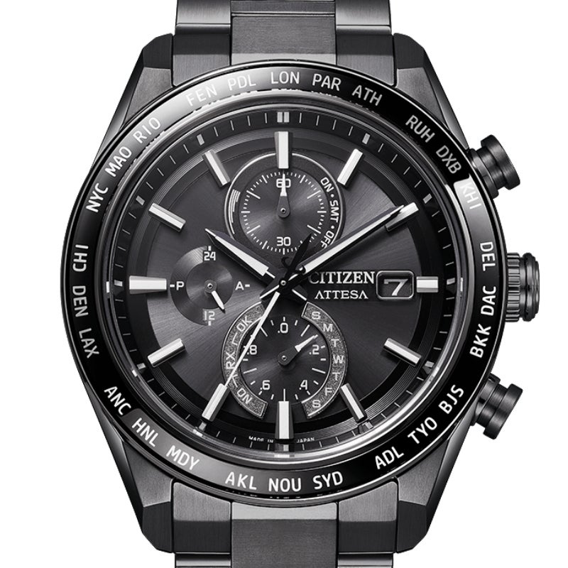 CITIZEN ATTESA ACT Line Black Titanium Series シチズン アテッサ アクトライン ブラックチタンシリーズ AT8294-59E