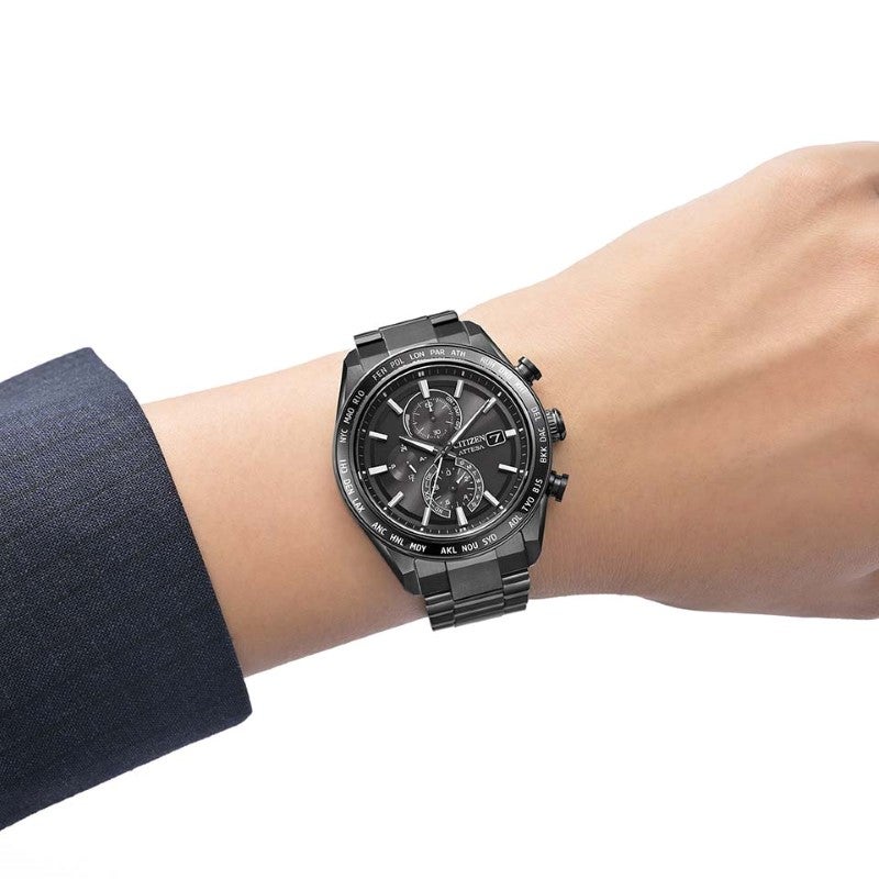 CITIZEN ATTESA ACT Line Black Titanium Series シチズン アテッサ アクトライン ブラックチタンシリーズ AT8294-59E