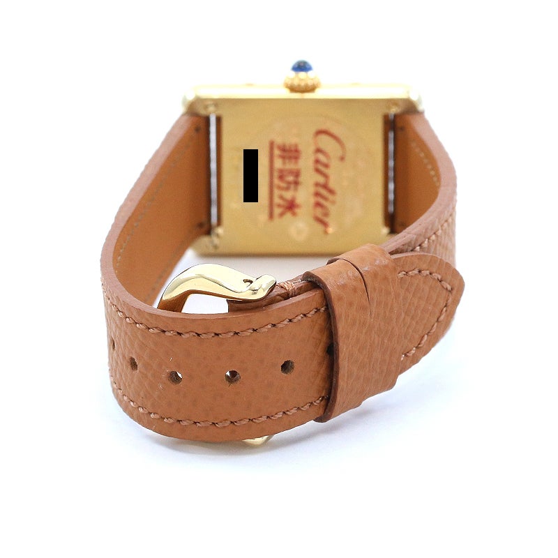 【中古】CARTIER MUST TANK SMALL MODEL VERMEIL カルティエ マスト タンク SM ヴェルメイユ W1003153