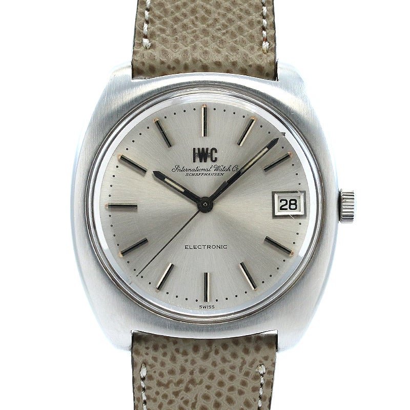 【中古】IWC ELECTRONIC CALENDAR TUNING FORK WATCH アイ・ダブリュー・シー エレクトロニック カレンダー 3402