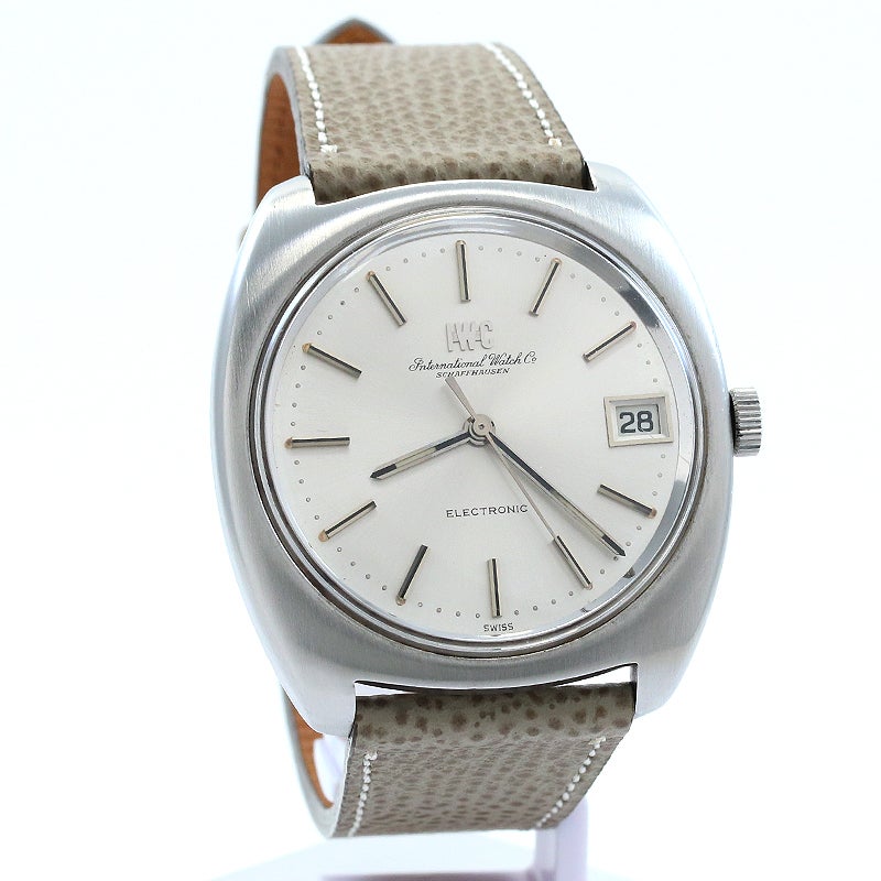 【中古】IWC ELECTRONIC CALENDAR TUNING FORK WATCH アイ・ダブリュー・シー エレクトロニック カレンダー 3402