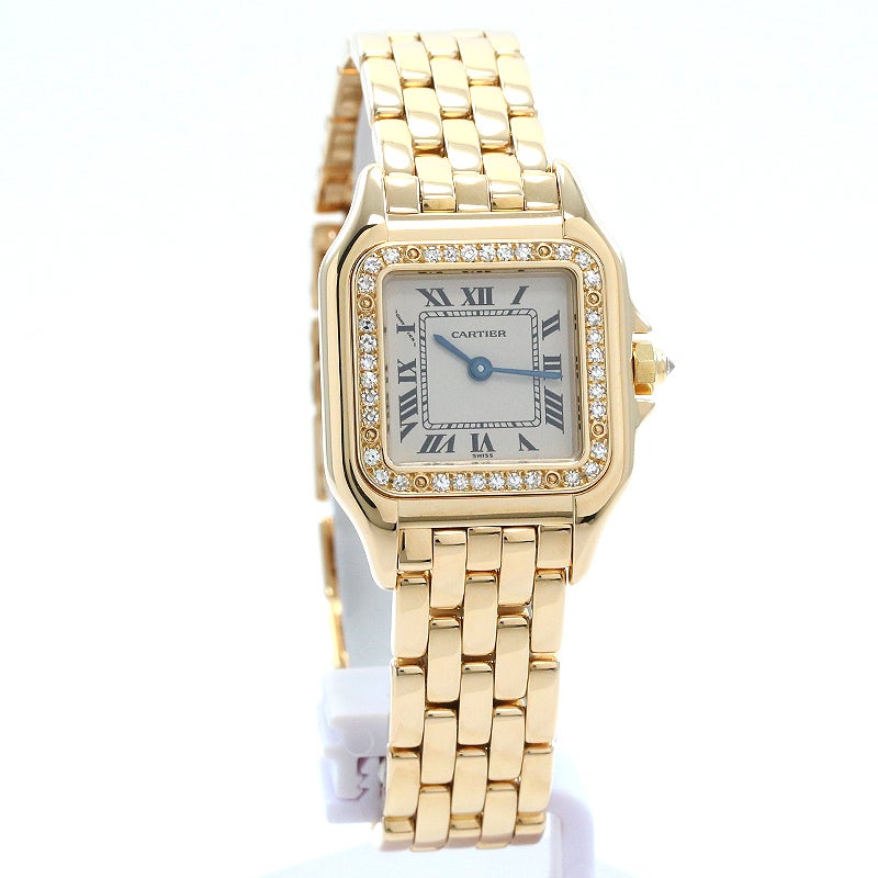 【中古】CARTIER PANTHERE CLASSIQUE ET FIGARO SMALL MODEL カルティエ パンテール クラシック&フィガロ SM WF3070B9