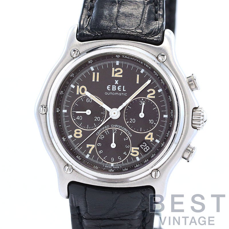 【中古】EBEL 1911 LE MODULOR CHRONOGRAPH エベル 1911 モデュロール クロノグラフ E9137240