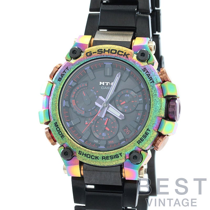 【中古】CASIO G-SHOCK MTG-B3000 SERIES AURORA OVAL カシオ Gショック MTG-B3000シリーズ オーロラ・オーバル MTG-B3000PRB-1AJR