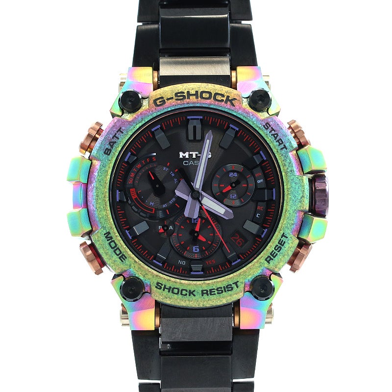 【中古】CASIO G-SHOCK MTG-B3000 SERIES AURORA OVAL カシオ Gショック MTG-B3000シリーズ オーロラ・オーバル MTG-B3000PRB-1AJR
