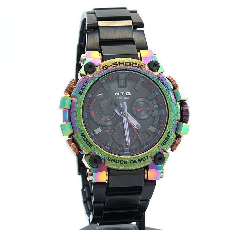【中古】CASIO G-SHOCK MTG-B3000 SERIES AURORA OVAL カシオ Gショック MTG-B3000シリーズ オーロラ・オーバル MTG-B3000PRB-1AJR
