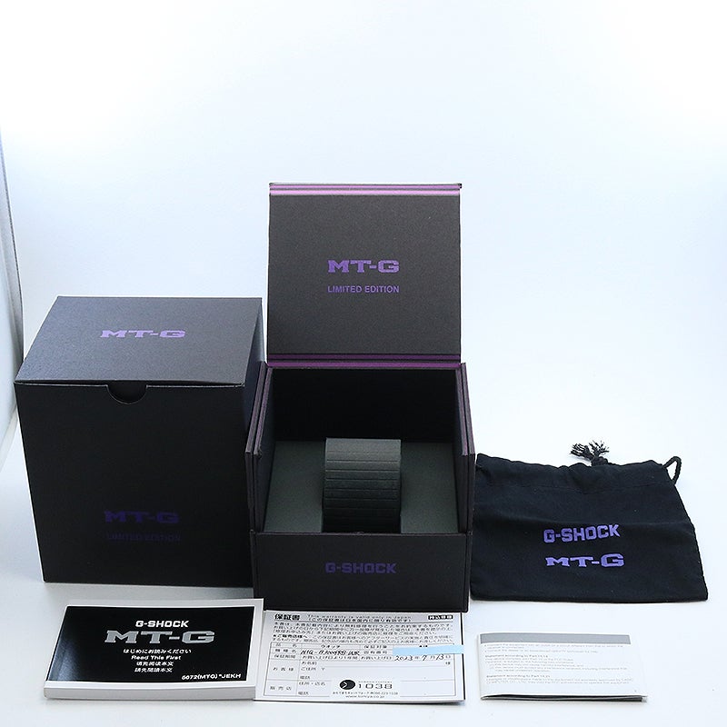【中古】CASIO G-SHOCK MTG-B3000 SERIES AURORA OVAL カシオ Gショック MTG-B3000シリーズ オーロラ・オーバル MTG-B3000PRB-1AJR