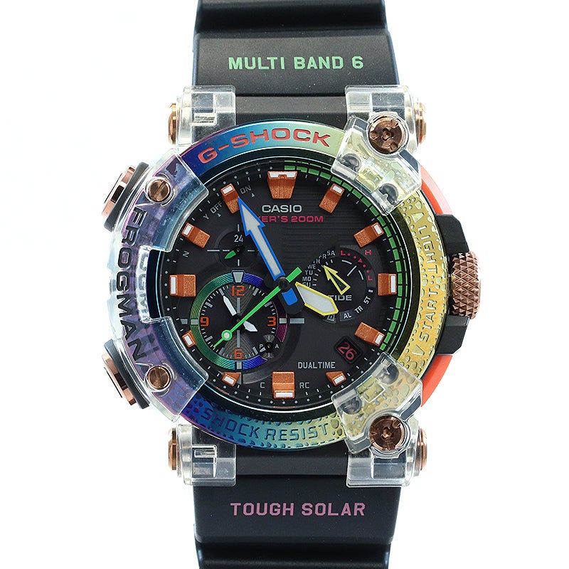 【中古】CASIO G-SHOCK FROGMAN BORNEO RAINBOW TOAD カシオ Gショック フロッグマン ボルネオ・レインボー・トード GWF-A1000BRT-1AJR