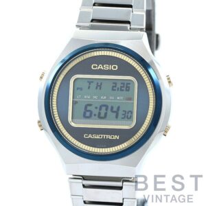 【中古】CASIO CASIOTRON CASIO WATCH 50TH ANNIVERSARY EDITION カシオ カシオトロン カシオウオッチ50周年記念モデル TRN-50SS-2AJR