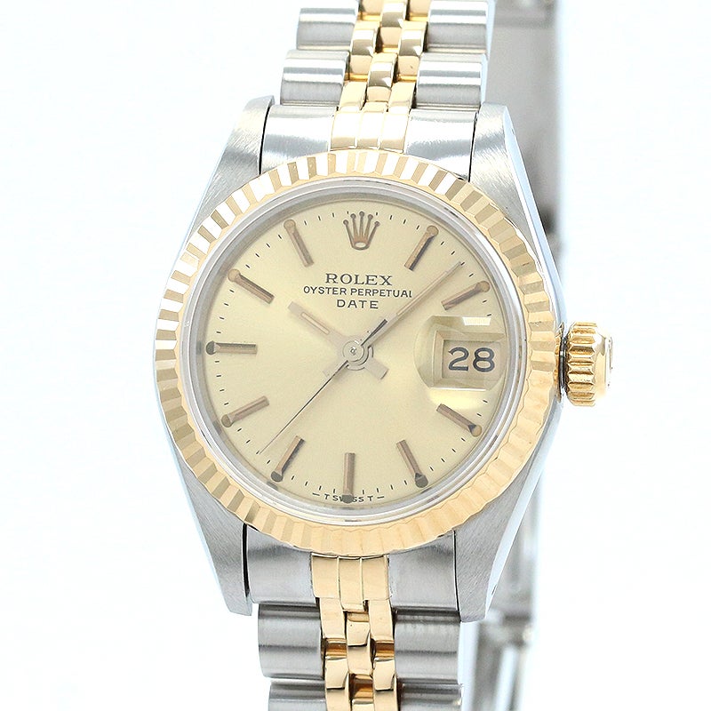 【中古】ROLEX OYSTER PERPETUAL DATE LADY 26 ロレックス オイスターパーペチュアル デイト レディ 26 69173