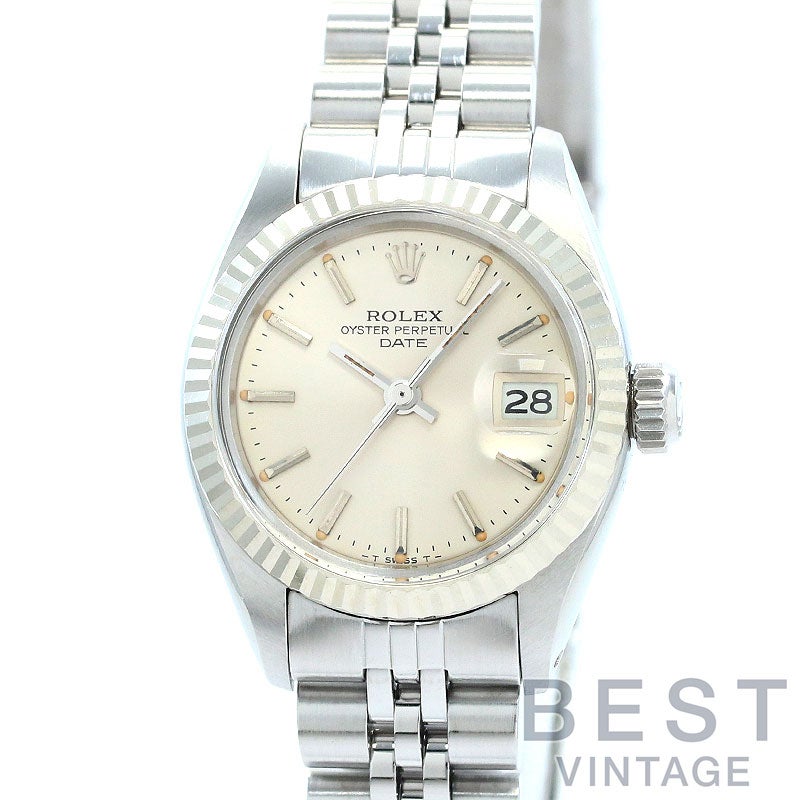 【中古】ROLEX OYSTER PERPETUAL DATE LADY 26 ロレックス オイスターパーペチュアル デイト レディ 26 6917/4