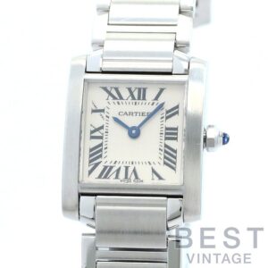【中古】CARTIER TANK FRANCAISE SMALL MODEL カルティエ タンク フランセーズ SM W51008Q3