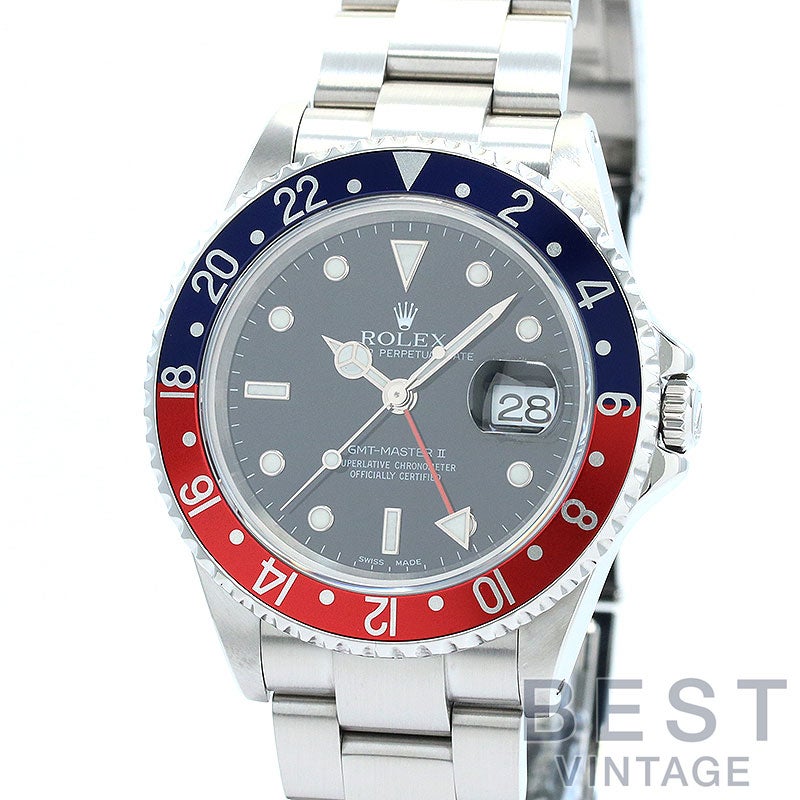 【中古】ROLEX GMT-MASTER II ロレックス GMTマスターII 16710