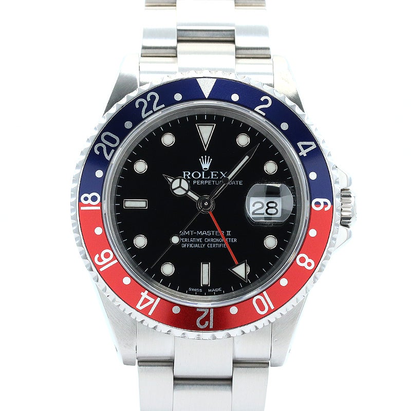 【中古】ROLEX GMT-MASTER II ロレックス GMTマスターII 16710