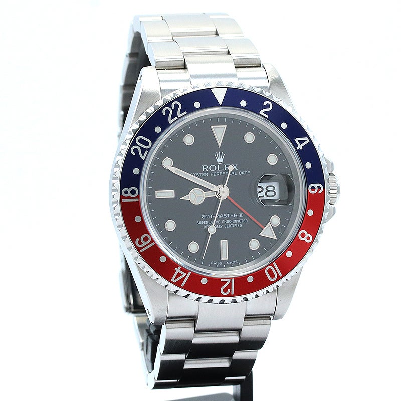【中古】ROLEX GMT-MASTER II ロレックス GMTマスターII 16710