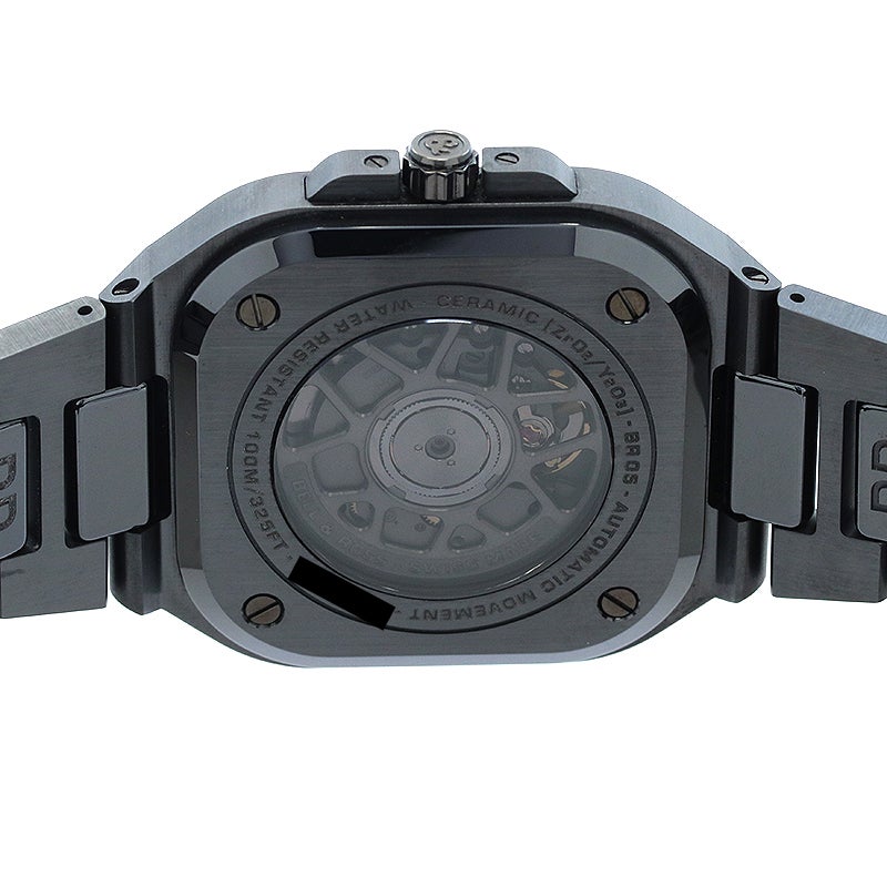 【中古】BELL & ROSS BR-05 BLACK CERAMIC ベル&ロス BR05 ブラック セラミック BR05A-BL-CE/SCE