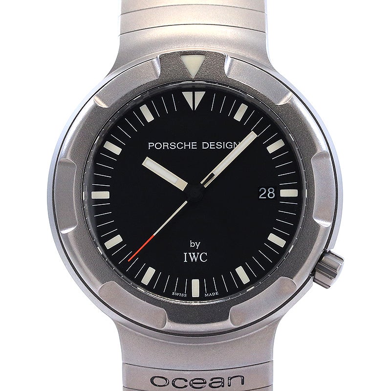 【中古】PORSCHE DESIGN OCEAN 2000 ポルシェ・デザイン by アイ・ダブリュー・シー オーシャン2000 IW350401 (3504-001)