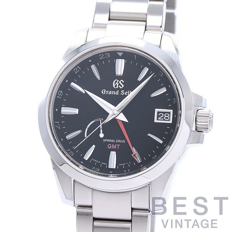 【中古】GRAND SEIKO 9R SPRING DRIVE GMT グランドセイコー 9R スプリングドライブ GMT SBGE213 (9R66-0AE0)