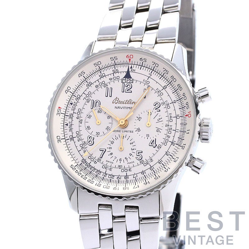 【中古】BREITLING OLD NAVITIMER MECANIQUE 50s JAPAN LIMITED EDITION ブライトリング オールドナビタイマー メカニック 50s 日本限定 A1102212/G203 (A11022.1 / A120GNMPA)