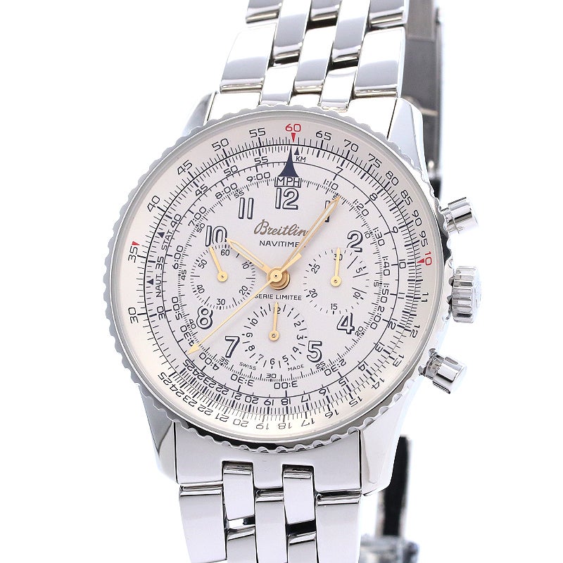 【中古】BREITLING OLD NAVITIMER MECANIQUE 50s JAPAN LIMITED EDITION ブライトリング オールドナビタイマー メカニック 50s 日本限定 A1102212/G203 (A11022.1 / A120GNMPA)