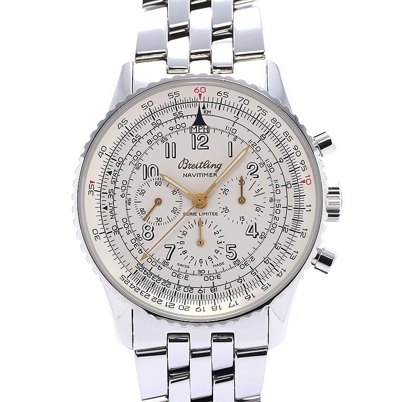 【中古】BREITLING OLD NAVITIMER MECANIQUE 50s JAPAN LIMITED EDITION ブライトリング オールドナビタイマー メカニック 50s 日本限定 A1102212/G203 (A11022.1 / A120GNMPA)