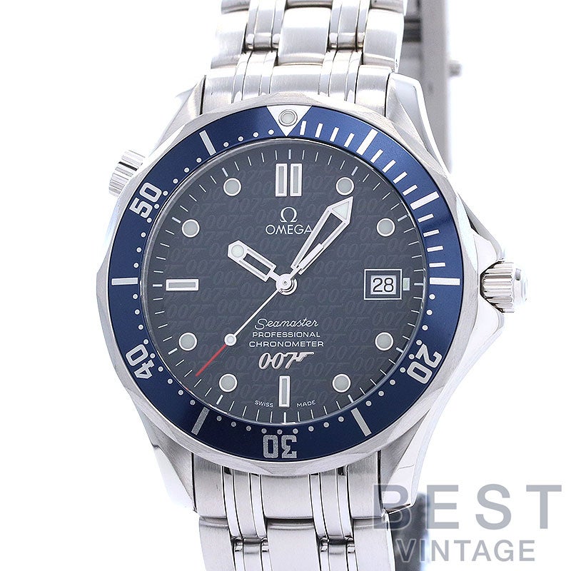 【中古】OMEGA SEAMASTER DIVER 300M JAMES BOND 40TH ANNIVERSARY LIMITED オメガ シーマスター ダイバー 300M ジェームズ・ボンド 40周年記念限定 2537.80.00