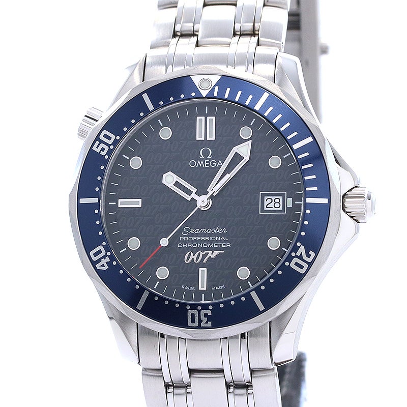 【中古】OMEGA SEAMASTER DIVER 300M JAMES BOND 40TH ANNIVERSARY LIMITED オメガ シーマスター ダイバー 300M ジェームズ・ボンド 40周年記念限定 2537.80.00