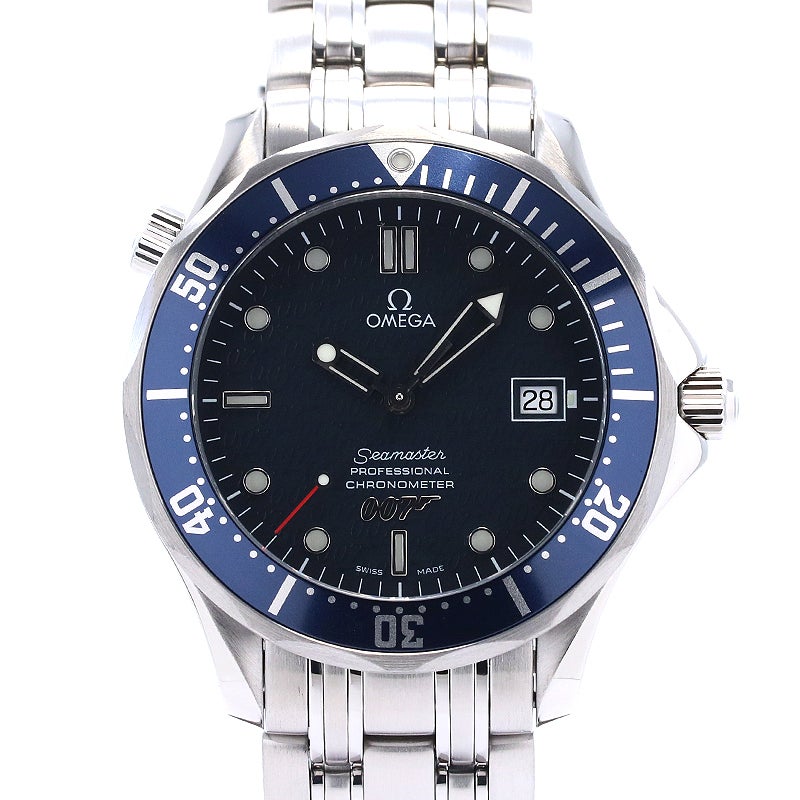 【中古】OMEGA SEAMASTER DIVER 300M JAMES BOND 40TH ANNIVERSARY LIMITED オメガ シーマスター ダイバー 300M ジェームズ・ボンド 40周年記念限定 2537.80.00