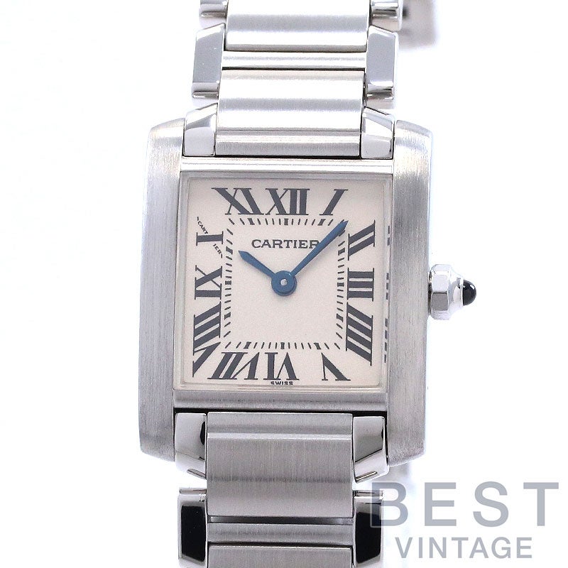【中古】CARTIER TANK FRANCAISE SMALL MODEL カルティエ タンク フランセーズ SM W51008Q3
