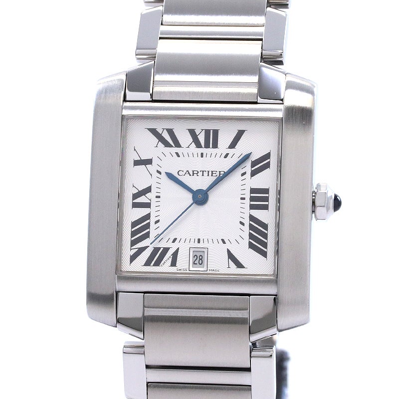 【中古】CARTIER TANK FRANCAISE LARGE MODEL カルティエ タンク フランセーズ LM W51002Q3